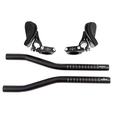 

New Hot Rest TT Handlebar Aluminum Alloy Bars Arm Relaxation Rest Split Vice Cycling Bike Rest Handlebar For Long Distance Riding
