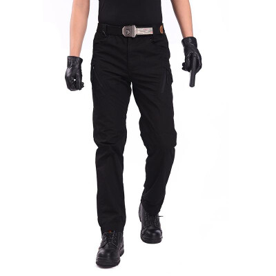 

Outdoor ruling officer tactical pants stretch fabric city special service trousers army fan IX7 multi-duty overalls combat pants A