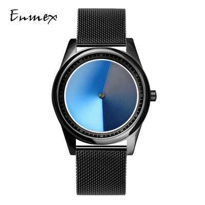 

Enmex cool tide watch stereoscopic gradual discoloration vortex dazzling tone creative mens wristwatch during the translation of