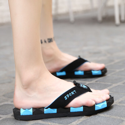 

Summer trendy shoes slippers mens sandals slippers trendy mens shoes Korean version of non-skid personality sandals summer