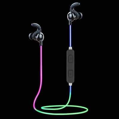 

Luminous Sports Earphone Bluetooth Headphone Sweat Proof Glow Earpiece Stereo Wireless Headset For Mobile Phone For Pho