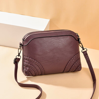

Middle-aged womens bags Mamas large-capacity soft leather fashion bags for middle-aged&old people