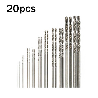 

20 PcsSet Mini High Speed White Steel HSS Drill Bit Kit For Rotary Tool