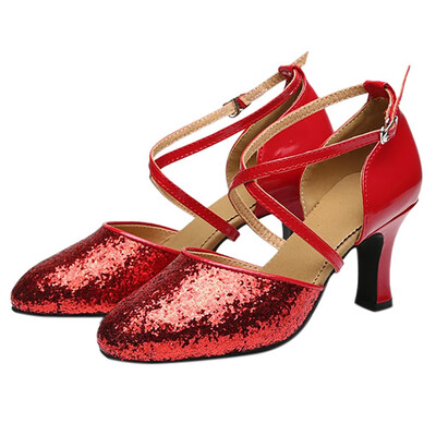 

Rose Womens Rumba Waltz Prom Ballroom Latin Salsa Dance Shoes Square Dance Shoes