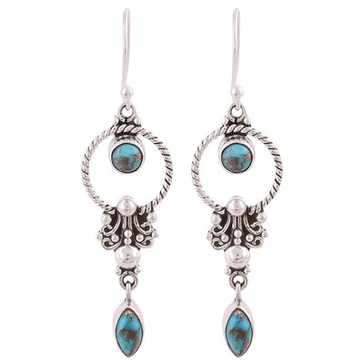 

Women Vintage Jewelry Sterling Silver Moonstone Earrings Gemstone Dangle Hook Stud Earring Engagement Wedding Gift