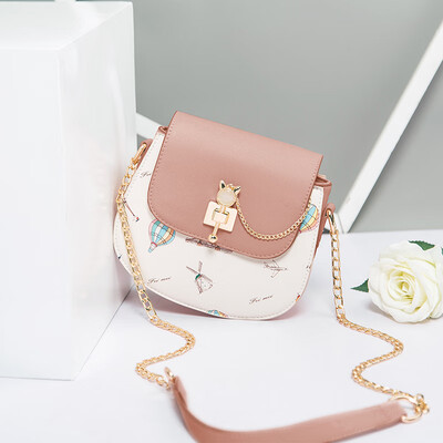 

Summer ins small womens bag 2019 tide Korean students shoulder chain messenger bag Joker fashion