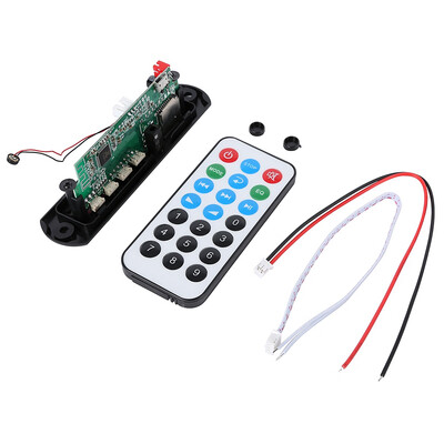 

Wireless Bluetooth 12V 5V Micro USB MIC 35MM AUX FLAC MP3 WMA Decoder Board Audio Module USB TF Radio For Car