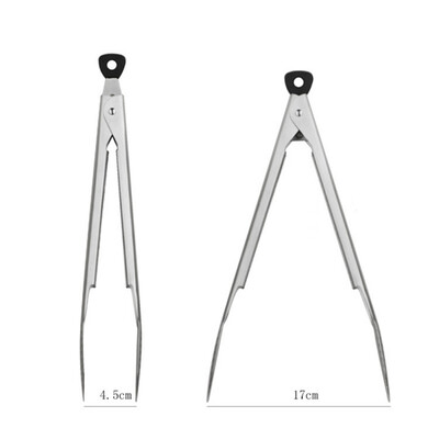 

Extra Tong Kitchen Tongs Heat Resistant Cooking Tongs For BBQ Salads Barbacoa Grilling Serving Fish Turning