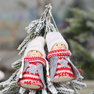 

Tailored Christmas Plush Santa Old Man Doll Ornaments Creative Gift Xmas Tree Decoration