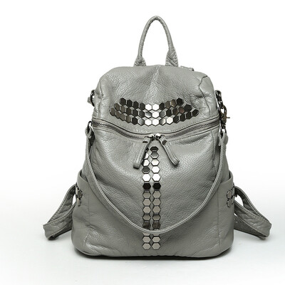 

Womens Backpack PU Handbag Shoulder Bag Travel Backpack