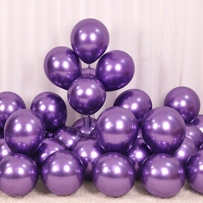 

New Hot 50pcspack Colourful Latex Helium Balloons Pearl Crystal Metallic Balloon Party Decoration Balloons 12 Inch