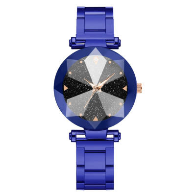 

New Womens Watches Multi-Angled Raised Dial Ladies Fashion Starry Sky Quartz Wristwatch Alloy Strap Clock Reloj Mujer