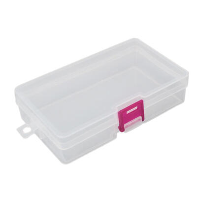 

Small Transparent Plastic Storage Box Jewelry Parts Functional Empty Boxes