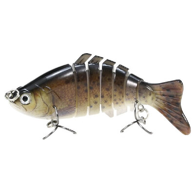 

Multi Jointed Fishing Lure Lifelike 7 Segments Hard Crankbait Fishing Lure Swimbait Fish Hook Fishing Tackle