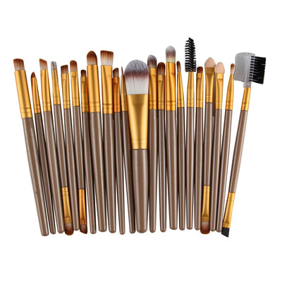 

Toponeto 22PcsSet Makeup Brush Tools Make-up Toiletry Kit Wool Make Up BK