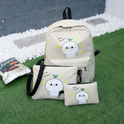 

The ancient feeling suits the young girl schoolbag female Korean version winter Harajuku ulzzang high school student backpack ins