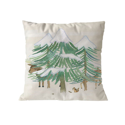 

Tailored Merry Christmas Pillow Cases Soft Sofa Cushion Cover Home Decor Pillow Core