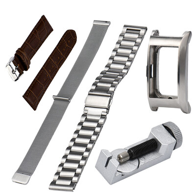 

〖Follure〗1 Set Leather Stainless Steel Bands Repair Tool Watch Holder For Fitbit charge 2