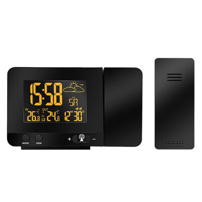 

Digital Weather Station Thermometer Hygrometer Projection Clock wBacklight