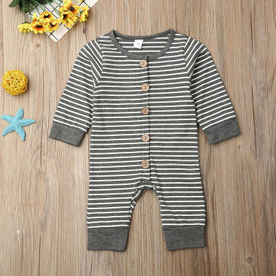 

Newborn Baby Girl Boy Fall Winter Romper Bodysuit Jumpsuit Cotton Clothes Outfit