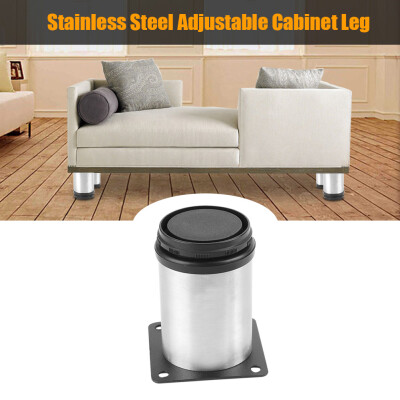 

Stainless Steel Adjustable Home Kitchen Cabinets Table Shelf Feet Round Furniture Leg Cabinet Leg Table Leg