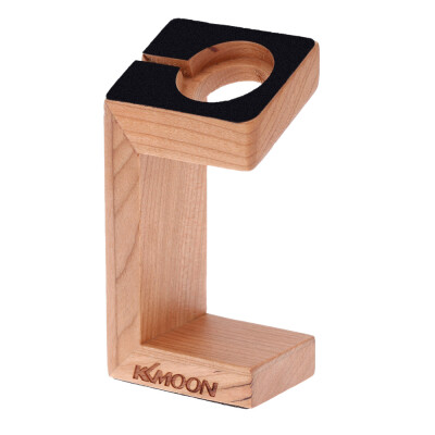 

KKMOOM for Apple Watch Handcrafted Wood Stand Charging Dock Station Platform iWatch Charging Stand Bracket Docking Station Holder