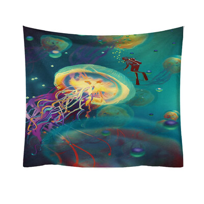 

Toponeto Fashion Tapestry Planet Fantasy World Style Decorative Tapestry Home Decor
