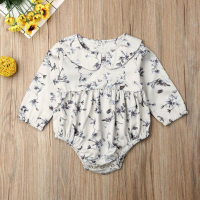 

AU Newborn Baby Girl Floral Romper Jumpsuit Bodysuit Playsuit Clothes Outfits