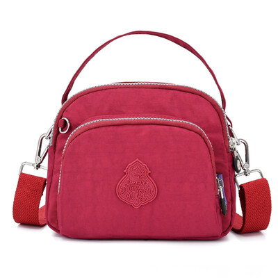 

Tailored Fashion Womens Outdoor Zipper Large Capacity Nylon Shoulder Bag Travel Bag