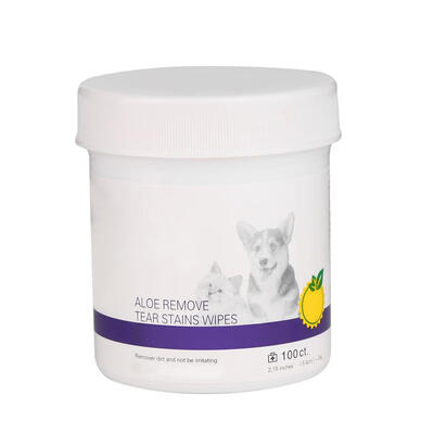

100pcs Pet Eye Wet Wipes Cat Dog Tear Stain Remover Cleaning Paper Towels