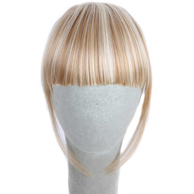 

Gobestart Pretty Girls Clip On Clip In Front Hair Bang Fringe Hair Extension Piece