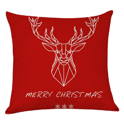 

Christmas Throw Pillow Covers Pillowcase Decorative for Sofa Bed 18x18 Inches