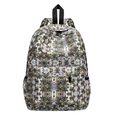 

Women 3D Flowers Print Shoulder Schoolbag for Girls Casual Travel Backpacks
