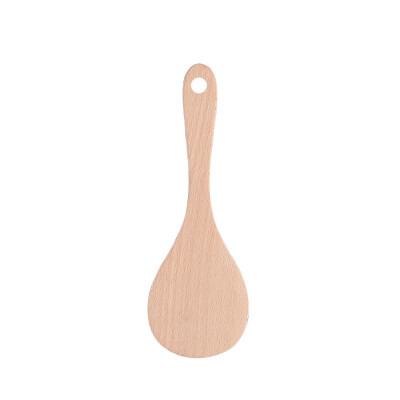 

Toponeto Solid Wood No Paint No Wax Rice Spoon Rice Cooker Special Rice Spatula