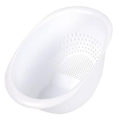 

Toponeto Plastic Kitchen Tool Fruit Vegetable D rain Basin Wash Filter Basket Colander