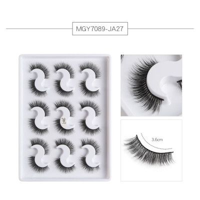 

Tailored 9 Pairs Of 3D Mink With Soft Long Curly And Warped Many Layer Eyelashes