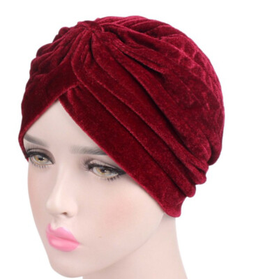 

Women Turban Hijab Hats Stretchy Chemo Cap For Hair Loss HatChemotherapy cap