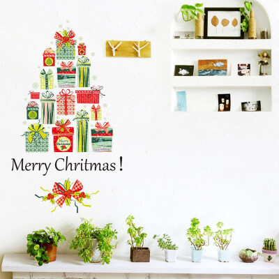 

〖Follure〗Merry Christmas Background Wall Decoration Removable Wall Stickers