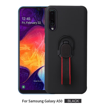 

Magnetic Car Mount Case Samsung Galaxy A50 Phone Ring Stand Case Samsung A50 SM-A505FNDS SM-A505FMDS Hybrid Armor TPU Cover