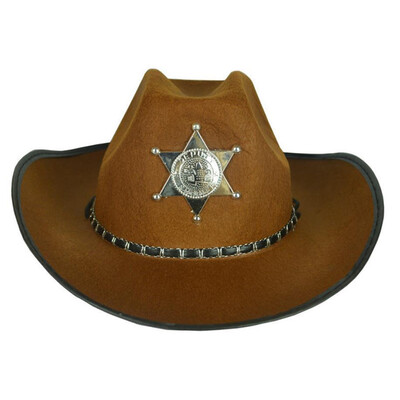 

Women Halloween West Cowboy Fancy Dress Sheriff Venice Hat Men Cow Boy Hat