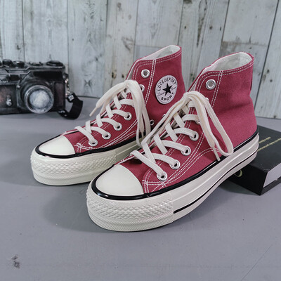 

Thick-soled high-top canvas shoes female students wild Korean version 2019 new Harajuku style flat bottom shoes women