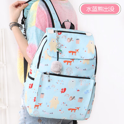 

Junior high school schoolbag female Korean edition high school student original residence uzzangsen department small fresh campus