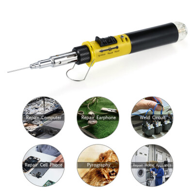 

〖Follure〗Gas Soldering Iron Pen Type Butane Gas Electric Soldering Iron Set