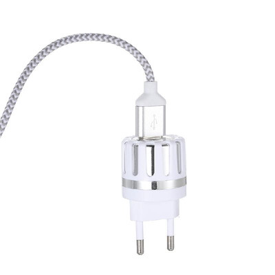 

US 3 in 1 Charging Cable Data Cable 2A with Micro USBType-cLightning for iPhone Xiaomi Huawei Samsung Nylon Braided Multiple USB