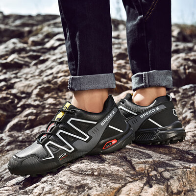 

Autumn new sports shoes Fashion breathable non-slip wear mens running shoes Supply