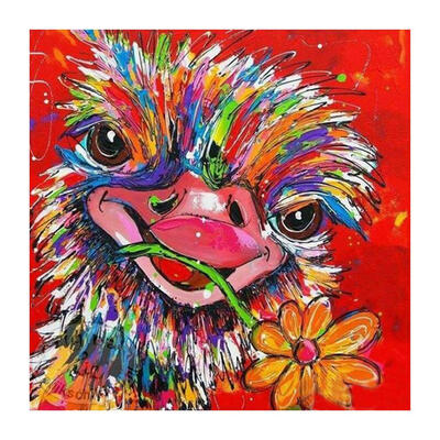 

5D DIY Full Drill Diamond Painting Colorful Duck Cross Stitch Embroidery