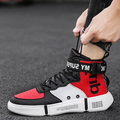 

High-top canvas shoes mens summer tide shoes Korean version of the trend of wild high-band shoes casual shoes autumn