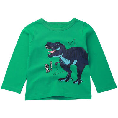 

Autumn T-shirt Boys Girls Cotton Children Cartoon Print Long Sleeve Tops