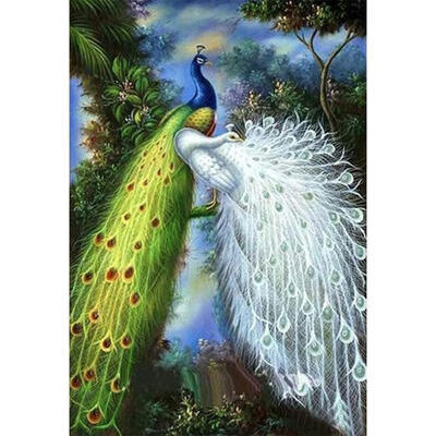 

5D DIY Full Drill Diamond Painting Novelty Peafowl Cross Stitch Embroidery