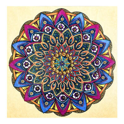 

5D DIY Special-shaped Diamond Painting Circle Cross Stitch Embroidery Kit